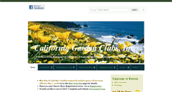 Desktop Screenshot of californiagardenclubs.com